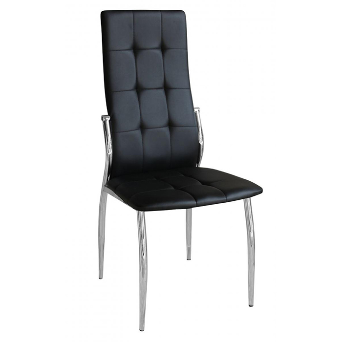 Oyster Chrome Leg Pu Chairs - Click Image to Close